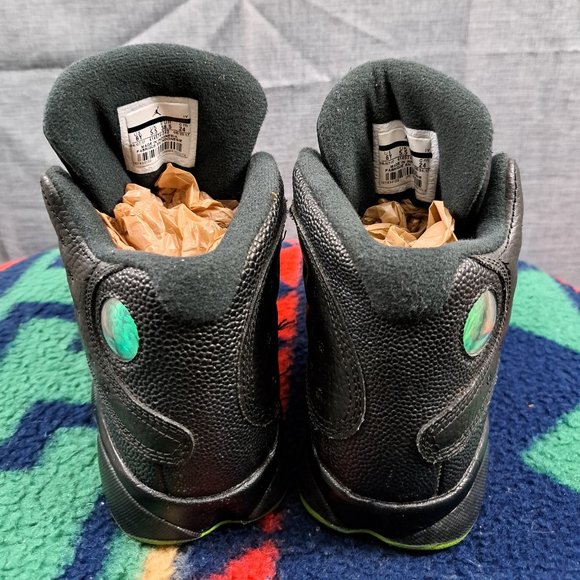 %Nike Air Jordan 13 Retro Altitude Green BG Black Size Boys 6 Y / AJ25 main image 11